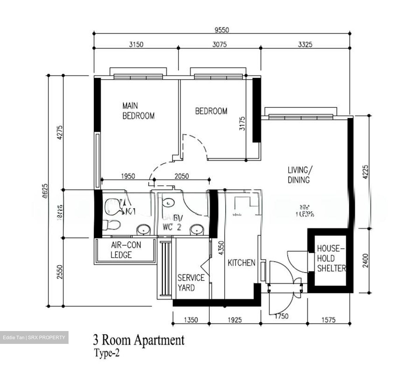 Blk 150A Yung Ho Spring II (Jurong West), HDB 3 Rooms #536848391
